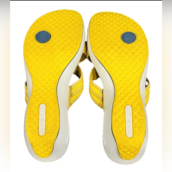 Women’s Cole Haan D24141 Air Vela Slide Lemon  / Yellow Casual Sandals Size 7B - Picture 5 of 6